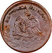 Mexico 50 Centavos Guerrero Revolutionary 1915 KM# 670 REPUBLICA MEXICANA coin obverse Mexico 50 Centavos Guerrero Revolutionary 1915 KM# 670 REPUBLICA MEXICANA coin obverse