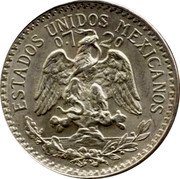 Mexico 50 Centavos Radiant Cap 1945 KM# 447 ESTADOS UNIDOS MEXICANOS 0.7 20 coin obverse Mexico 50 Centavos Radiant Cap 1945 KM# 447 ESTADOS UNIDOS MEXICANOS 0.7 20 coin obverse