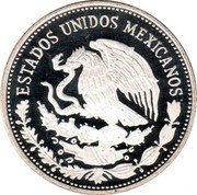 Mexico 50 Pesos FIFA World Cup 1985 Proof KM# 515 ESTADOS UNIDOS MEXICANOS coin obverse Mexico 50 Pesos FIFA World Cup 1985 Proof KM# 515 ESTADOS UNIDOS MEXICANOS coin obverse