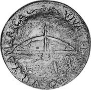 Mexico 8 Reales Insurgent Coin 1812 KM# 255 ...VII Y AMERICA coin obverse Mexico 8 Reales Insurgent Coin 1812 KM# 255 ...VII Y AMERICA coin obverse