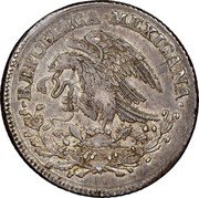 Mexico 8 Reales Radiant Cap 1824 KM# 376.5 REPUBLICA MEXICANA. coin obverse Mexico 8 Reales Radiant Cap 1824 KM# 376.5 REPUBLICA MEXICANA. coin obverse