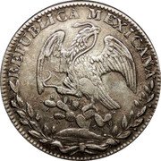 Mexico 8 Reales Radiant Cap 1832 Go MJ KM# 377.8 LIBERTAD 8R.GO.1894.R S.10DS.20GS. coin reverse Mexico 8 Reales Radiant Cap 1832 Go MJ KM# 377.8 LIBERTAD 8R.GO.1894.R S.10DS.20GS. coin reverse