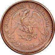 Mexico Centavo Circulation Coin 1901 C KM# 394 REPUBLICA MEXICANA coin obverse Mexico Centavo Circulation Coin 1901 C KM# 394 REPUBLICA MEXICANA coin obverse