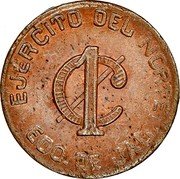 Mexico Centavo Jalisco Revolutionary 1915 KM# 675 EJERCITO DEL NORTE 1 C EDO.DE.JAL. coin reverse Mexico Centavo Jalisco Revolutionary 1915 KM# 675 EJERCITO DEL NORTE 1 C EDO.DE.JAL. coin reverse