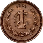 Mexico Centavo Eagle 1899 M KM# 394.1 1901 1 C M coin reverse Mexico Centavo Eagle 1899 M KM# 394.1 1901 1 C M coin reverse