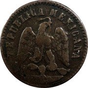Mexico Centavo Eagle. Circulation Coin 1880 KM# 391.9 REPUBLICA MEXICANA coin obverse Mexico Centavo Eagle. Circulation Coin 1880 KM# 391.9 REPUBLICA MEXICANA coin obverse