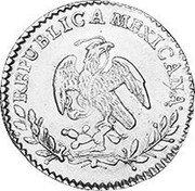 Mexico Escudo Cap on Stick and Open Book 1845 GC MP KM# 379.3 REPUBLICA MEXICANA. coin obverse Mexico Escudo Cap on Stick and Open Book 1845 GC MP KM# 379.3 REPUBLICA MEXICANA. coin obverse