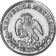 Mexico Escudo Cap on Stick 1860 KM# 379.6 REPUBLICA MEXICANA coin obverse Mexico Escudo Cap on Stick 1860 KM# 379.6 REPUBLICA MEXICANA coin obverse