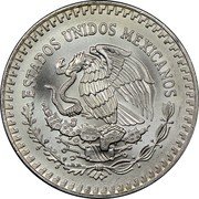 Mexico Onza Libertad 1991 KM# 494.3 ESTADOS UNIDOS MEXICANOS coin obverse Mexico Onza Libertad 1991 KM# 494.3 ESTADOS UNIDOS MEXICANOS coin obverse