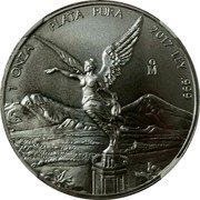 Mexico Onza Winged Victory 2017 Mo Proof KM# 639 1 ONZA PLATA PURA 2022 LEY .999 MO coin reverse Mexico Onza Winged Victory 2017 Mo Proof KM# 639 1 ONZA PLATA PURA 2022 LEY .999 MO coin reverse