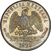 Mexico Peso Radiant Cap & Scales 1873 KM# 408.3 REPUBLICA MEXICANA 1870 coin obverse Mexico Peso Radiant Cap & Scales 1873 KM# 408.3 REPUBLICA MEXICANA 1870 coin obverse