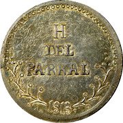 Mexico Peso Cuencame Revolutionary 1913 KM# 610 H DEL PARRAL 1913 coin obverse Mexico Peso Cuencame Revolutionary 1913 KM# 610 H DEL PARRAL 1913 coin obverse