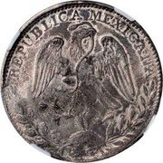 Mexico Peso Cacahuatepec Revolutionary 1917 LV Go KM# 651 REPUBLICA MEXICANA coin obverse Mexico Peso Cacahuatepec Revolutionary 1917 LV Go KM# 651 REPUBLICA MEXICANA coin obverse