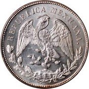 Mexico Peso Eagle. Circulation Coin 1901 KM# 409 REPUBLICA MEXICANA. coin obverse Mexico Peso Eagle. Circulation Coin 1901 KM# 409 REPUBLICA MEXICANA. coin obverse