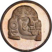 Mexico 1/10 Onza Cabeza De Coyolxauhtli 1987 Mo  coin reverse Mexico 1/10 Onza Cabeza De Coyolxauhtli 1987 Mo  coin reverse