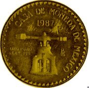Mexico 1/2 Onza (5th Birthday of North American born Panda - Tohui) X# Pn3 O PURO LEY 999 MO 1987 CASA DE MONEDA DE MEXICO coin obverse Mexico 1/2 Onza (5th Birthday of North American born Panda - Tohui) X# Pn3 O PURO LEY 999 MO 1987 CASA DE MONEDA DE MEXICO coin obverse