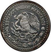Mexico 1/2 Onza Libertad. Pattern 1990 Mo Proof-Like ESTADOS UNIDOS MEXICANOS coin obverse Mexico 1/2 Onza Libertad. Pattern 1990 Mo Proof-Like ESTADOS UNIDOS MEXICANOS coin obverse