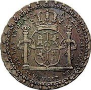 Mexico 1/2 Real (Proclamation coinage.) A CARLOS IV REY DE ESPAÑA Y DE LAS YNDIAS coin obverse Mexico 1/2 Real (Proclamation coinage.) A CARLOS IV REY DE ESPAÑA Y DE LAS YNDIAS coin obverse