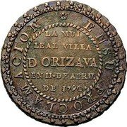 Mexico 1/2 Real (Proclamation coinage.) ENSU PROCLAMACION LA MUI LEAL VILLA D ORIZAVA EN II DE ABRIL DE 1790 coin reverse Mexico 1/2 Real (Proclamation coinage.) ENSU PROCLAMACION LA MUI LEAL VILLA D ORIZAVA EN II DE ABRIL DE 1790 coin reverse
