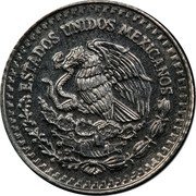 Mexico 1/20 Onza Libertad. Pattern 1990 Mo ESTADOS UNIDOS MEXICANOS coin obverse Mexico 1/20 Onza Libertad. Pattern 1990 Mo ESTADOS UNIDOS MEXICANOS coin obverse