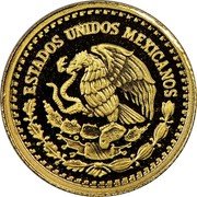 Mexico 1/20 Onza Winged Victory 2005 Mo KM# 671 ESTADOS UNIDOS MEXICANOS coin obverse Mexico 1/20 Onza Winged Victory 2005 Mo KM# 671 ESTADOS UNIDOS MEXICANOS coin obverse