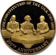 Mexico 1/4 Onza (200 Anniversary US Constitution) X# MB40 THE CONSTITUTION OF THE U.S.A. 1787-1987 200TH ANNIVERSARY coin reverse Mexico 1/4 Onza (200 Anniversary US Constitution) X# MB40 THE CONSTITUTION OF THE U.S.A. 1787-1987 200TH ANNIVERSARY coin reverse