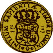 Mexico 1/4 Onza (Philip V 1732 Replica) X# MB58 1/4 ONZA 1988 ORO 999 PROOF INITIUM SAPIENTIÆ TIMOR DOMINI MO coin reverse Mexico 1/4 Onza (Philip V 1732 Replica) X# MB58 1/4 ONZA 1988 ORO 999 PROOF INITIUM SAPIENTIÆ TIMOR DOMINI MO coin reverse