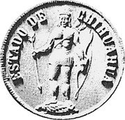 Mexico 1/4 Real (Una Quartilla) (Non-Circulating Privately Produced Coinage) X# NC2 ESTADO DF CHIHUAHUA coin reverse Mexico 1/4 Real (Una Quartilla) (Non-Circulating Privately Produced Coinage) X# NC2 ESTADO DF CHIHUAHUA coin reverse