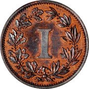 Mexico 1 Centavo (Pattern. Reverse Uniface Trial) KM# TS8 I coin reverse Mexico 1 Centavo (Pattern. Reverse Uniface Trial) KM# TS8 I coin reverse