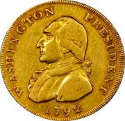USA 1 Dollar (Contemporary Washington President Regular Strike) WASHINGTON PRESIDENT 1792 coin obverse USA 1 Dollar (Contemporary Washington President Regular Strike) WASHINGTON PRESIDENT 1792 coin obverse