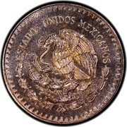 Mexico 1 Onza Libertad Pattern. Complete Reverse Rim 1982 Mo Proof ESTADOS UNIDOS MEXICANOS coin obverse Mexico 1 Onza Libertad Pattern. Complete Reverse Rim 1982 Mo Proof ESTADOS UNIDOS MEXICANOS coin obverse