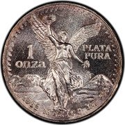 Mexico 1 Onza Libertad Pattern. Complete Reverse Rim 1982 Mo Proof 1 ONZA PLATA PURA MO 1982 MEXICO LEY 999 coin reverse Mexico 1 Onza Libertad Pattern. Complete Reverse Rim 1982 Mo Proof 1 ONZA PLATA PURA MO 1982 MEXICO LEY 999 coin reverse