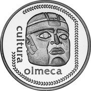 Mexico 1 Onza (Olmeca) X# MB11 CULTURA OLMECA coin reverse Mexico 1 Onza (Olmeca) X# MB11 CULTURA OLMECA coin reverse