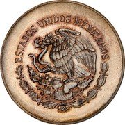 Mexico 1 Onza Pattern. Incomplete Reverse Rim 1982 Mº Proof ESTADOS UNIDOS MEXICANOS coin obverse Mexico 1 Onza Pattern. Incomplete Reverse Rim 1982 Mº Proof ESTADOS UNIDOS MEXICANOS coin obverse