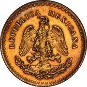 Mexico 1 Onza (Pattern) REPUBLICA MEXICANA coin obverse Mexico 1 Onza (Pattern) REPUBLICA MEXICANA coin obverse