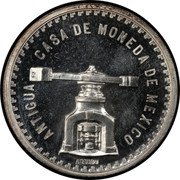 Mexico 1 Onza (Prensa De Correa Pattern) KM# Pn212 ANTIGUA CASA DE MONEDA DE MÉXICO ABEURP coin obverse Mexico 1 Onza (Prensa De Correa Pattern) KM# Pn212 ANTIGUA CASA DE MONEDA DE MÉXICO ABEURP coin obverse