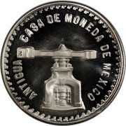 Mexico 1 Onza (Xochipilli Pattern) KM# Pn214 ANTIGUA CASA DE MONEDA DE MEXICO coin obverse Mexico 1 Onza (Xochipilli Pattern) KM# Pn214 ANTIGUA CASA DE MONEDA DE MEXICO coin obverse