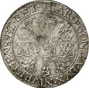 France 1 Patagon (Principality of Arches-Charleville) CARO GONZA DVX NIVERNENS ET RET coin obverse