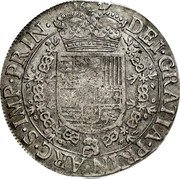 France 1 Patagon (Principality of Arches-Charleville) DEI GRATIA PRIN ARC S IMP PRIN 1627 coin reverse