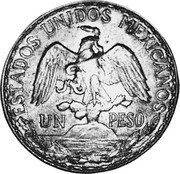 Mexico 1 Peso (Caballito Pattern. Plain Edge) KM# Pn185 ESTADOS UNIDOS MEXICANOS ESSAI UN PESO coin obverse Mexico 1 Peso (Caballito Pattern. Plain Edge) KM# Pn185 ESTADOS UNIDOS MEXICANOS ESSAI UN PESO coin obverse