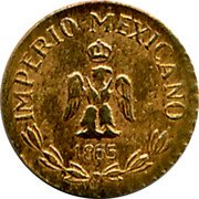 Mexico 1 Peso (Maximiliano I) IMPERIO MEXICANO 1865 coin reverse Mexico 1 Peso (Maximiliano I) IMPERIO MEXICANO 1865 coin reverse