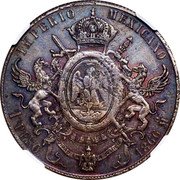 Mexico 1 Peso (Maximiliano I Pattern Strike. Small Letters) KM# Pn104 IMPERIO MEXICANO EQUIDAD EN LA JUSTICIA 1 PESO 1866 MO coin reverse Mexico 1 Peso (Maximiliano I Pattern Strike. Small Letters) KM# Pn104 IMPERIO MEXICANO EQUIDAD EN LA JUSTICIA 1 PESO 1866 MO coin reverse