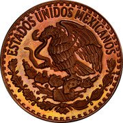Mexico 1 Peso (Mesoamerican Warrior. Classic Eagle. Pattern) ESTADOS UNIDOS MEXICANOS coin obverse Mexico 1 Peso (Mesoamerican Warrior. Classic Eagle. Pattern) ESTADOS UNIDOS MEXICANOS coin obverse