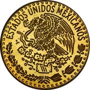 Mexico 1 Peso (Mesoamerican Warrior. Modern Eagle. Pattern) ESTADOS UNIDOS MEXICANOS coin obverse Mexico 1 Peso (Mesoamerican Warrior. Modern Eagle. Pattern) ESTADOS UNIDOS MEXICANOS coin obverse