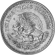 Mexico 1 Peso Morelos Pattern 1947Mo KM# Pn193 ESTADOS UNIDOS MEXICANOS coin obverse Mexico 1 Peso Morelos Pattern 1947Mo KM# Pn193 ESTADOS UNIDOS MEXICANOS coin obverse
