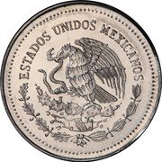 Mexico 1 Peso Pattern. Guerrero Aguila 1980 Mº ESTADOS UNIDOS MÉXICANOS coin obverse