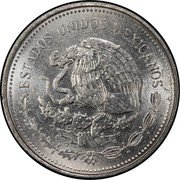 Mexico 1 Peso (Pattern. Morelos.) KM# Pn228 ESTADOS UNIDOS MEXICANOS coin obverse Mexico 1 Peso (Pattern. Morelos.) KM# Pn228 ESTADOS UNIDOS MEXICANOS coin obverse