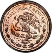 Mexico 1 Peso Pattern. Morelos. Modern Eagle ND  ESTADOS UNIDOS MEXICANOS coin obverse Mexico 1 Peso Pattern. Morelos. Modern Eagle ND  ESTADOS UNIDOS MEXICANOS coin obverse