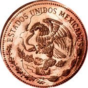 Mexico 1 Peso (Pattern. SUD.) KM# Pn233 ESTADOS UNIDOS MEXICANOS coin obverse Mexico 1 Peso (Pattern. SUD.) KM# Pn233 ESTADOS UNIDOS MEXICANOS coin obverse