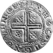 Portugal 1 Tostao (Dies from Cruzados. Filipe II) IN HOC SIGNO VINCES coin reverse Portugal 1 Tostao (Dies from Cruzados. Filipe II) IN HOC SIGNO VINCES coin reverse